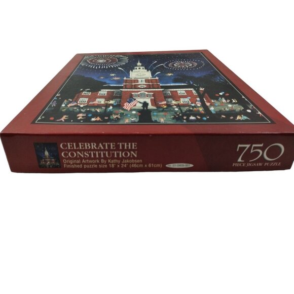 Bits and Pieces Celebrate The Constitution 750 piece Complete Jigsaw Puzzle - Picture 4 of 9